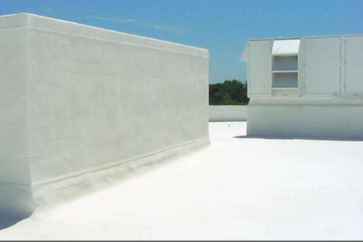 spray foam cool roof insulation flat